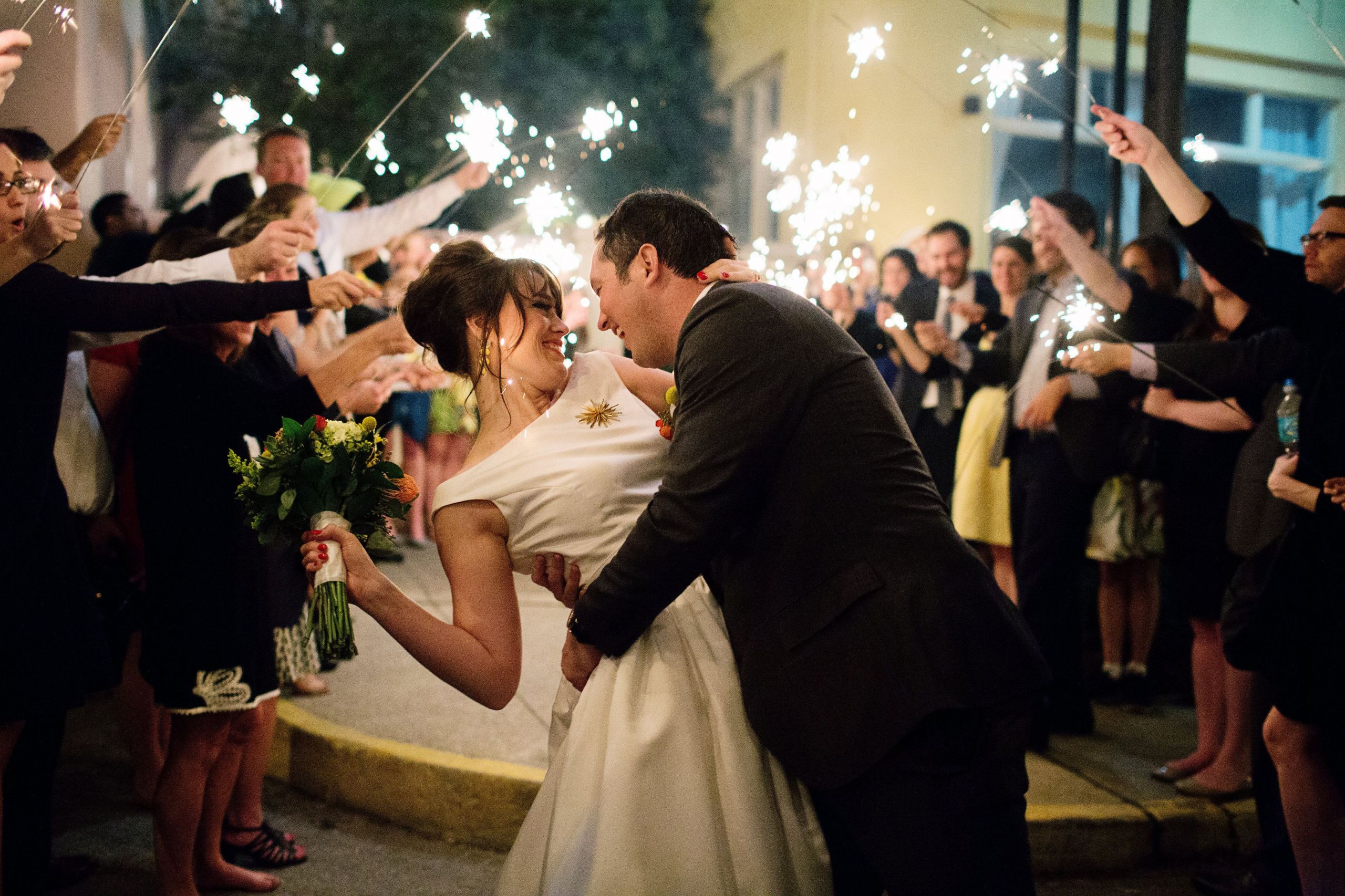 Wedding Sparklers Nyc
 Katie & Dan s Wedding Sparkler Exit – February 21 2015