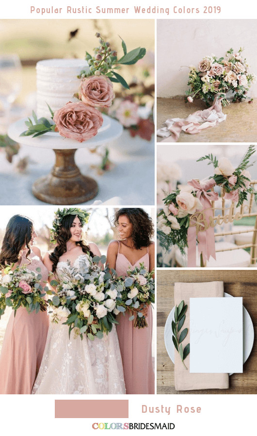 Wedding Theme Colors
 8 Popular Rustic Summer Wedding Color Ideas for 2019