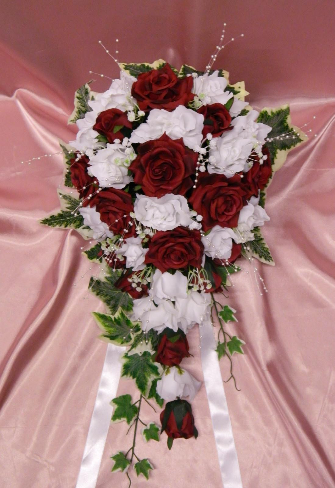 Wholesale Flowers Wedding
 Wholesale Silk Artificial Wedding Flowers Roses With Ivy