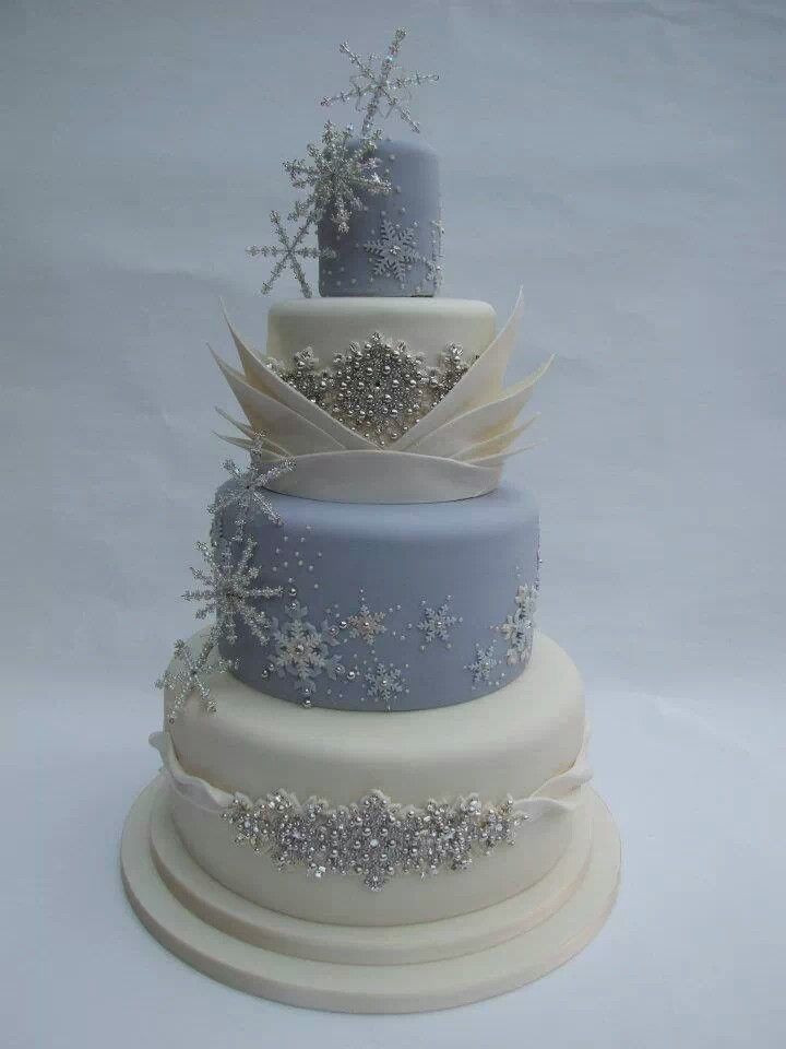 Winter Themed Wedding Cakes
 Winter cake Wedding Ideas for whoever