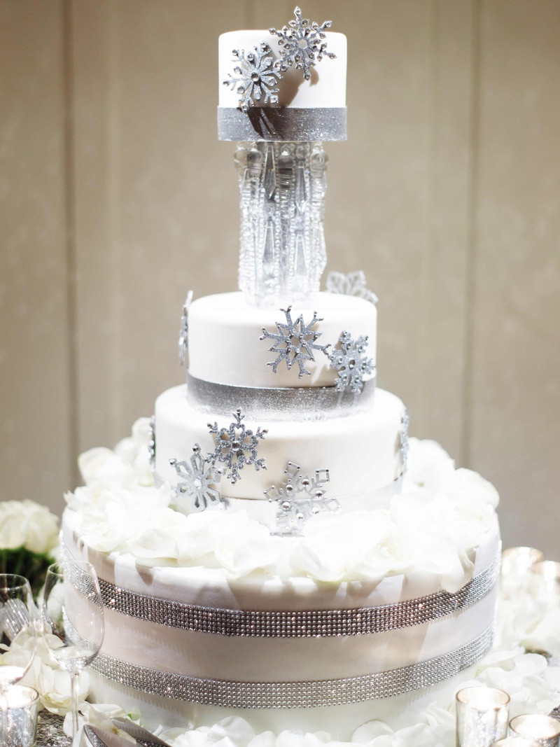Winter Themed Wedding Cakes
 Cakes & Desserts s Winter Themed Cake Inside Weddings
