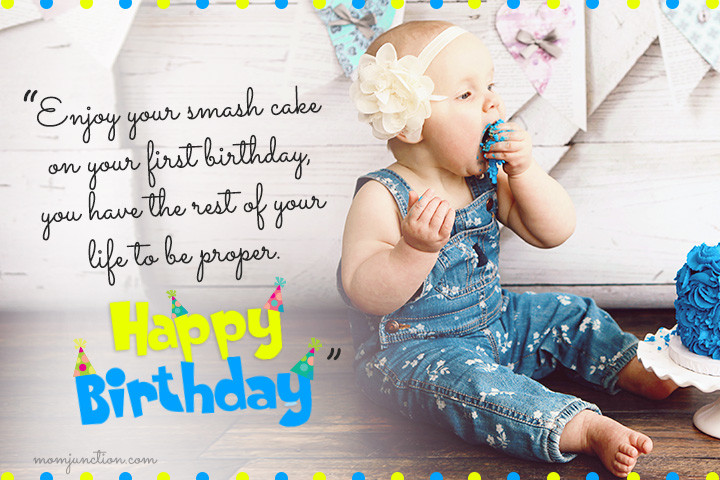 1 Year Old Birthday Quotes
 106 Wonderful 1st Birthday Wishes And Messages For Babies