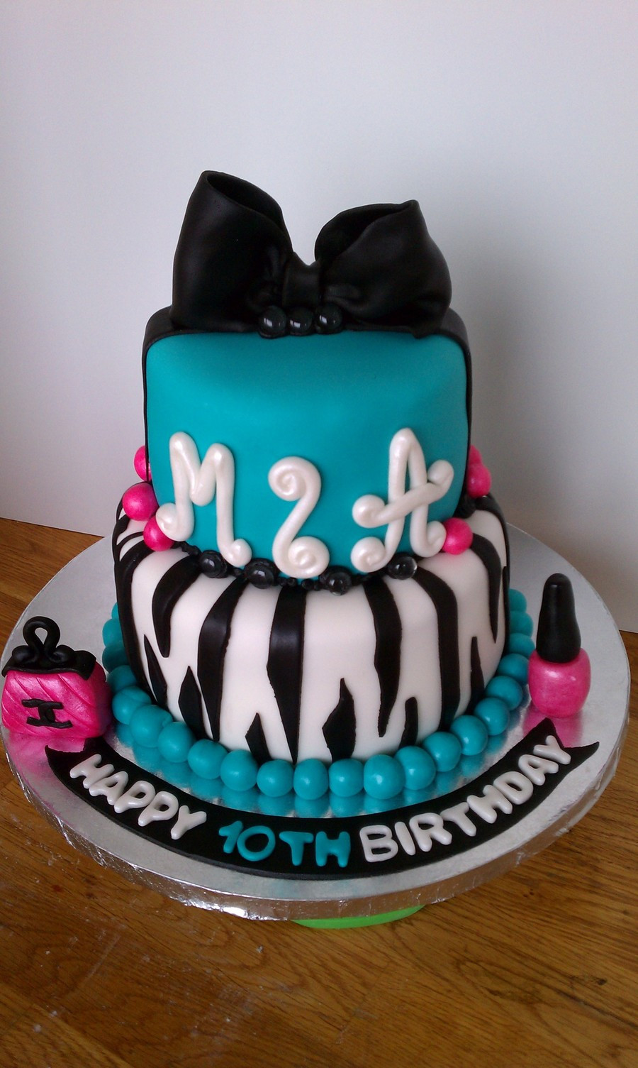 10th Birthday Cake
 10Th Birthday Cake Zebra CakeCentral