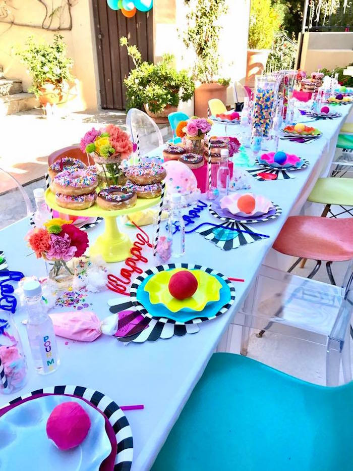 10Th Birthday Gift Ideas For Girl
 Kara s Party Ideas Colorful Modern 10th Birthday Party