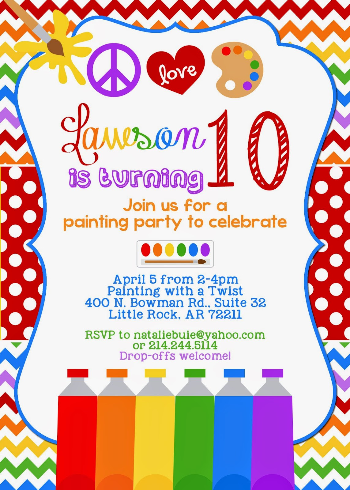 10th Birthday Invitations
 The Buie Blog Lawson s 10th Birthday Party