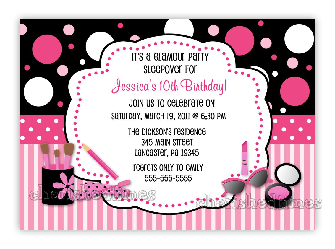 10th Birthday Invitations
 10th Birthday Party Invitation Wording