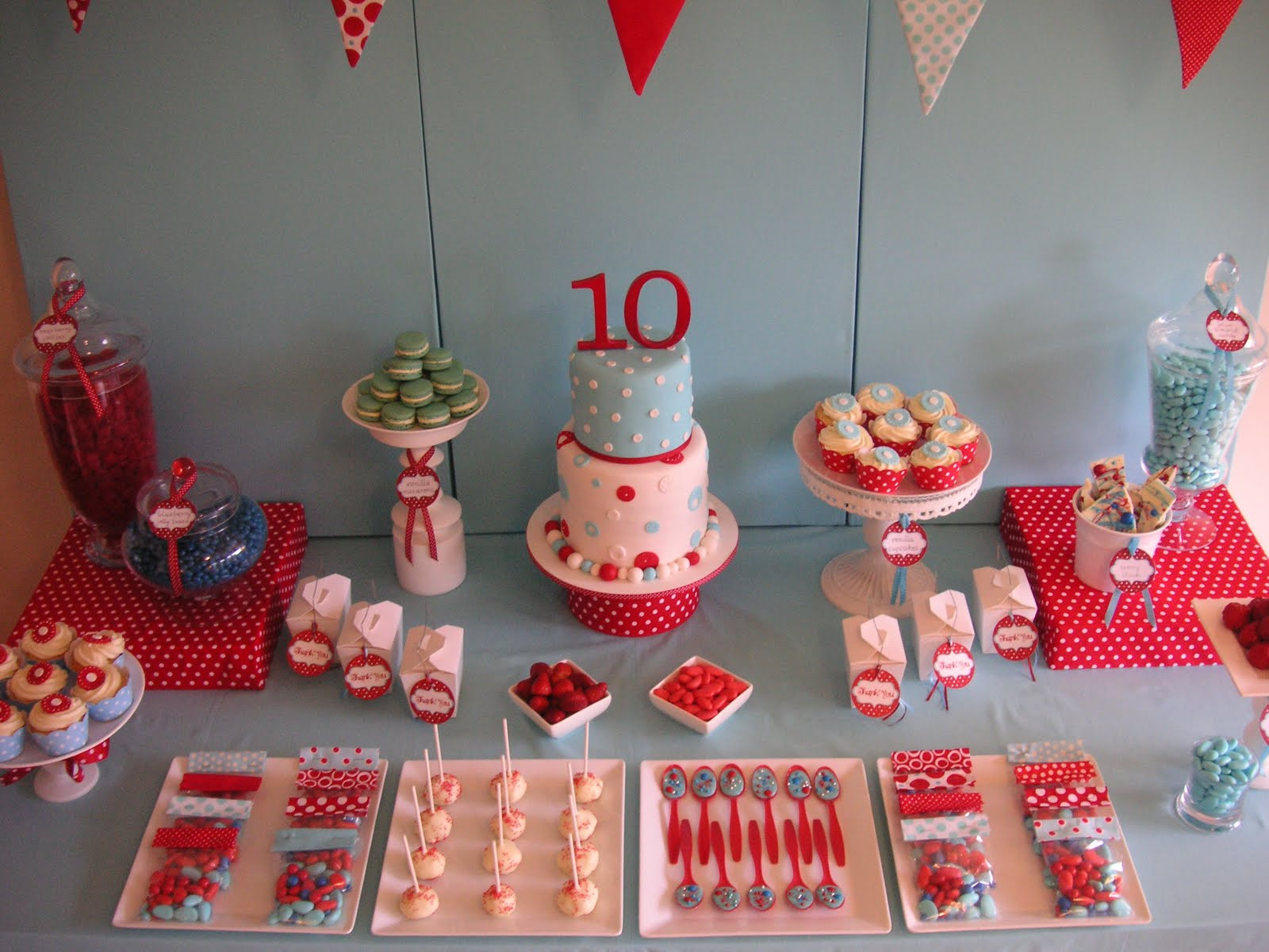 10Th Birthday Party Ideas
 Coolest Cupcakes Anya s 10th birthday polka dot party