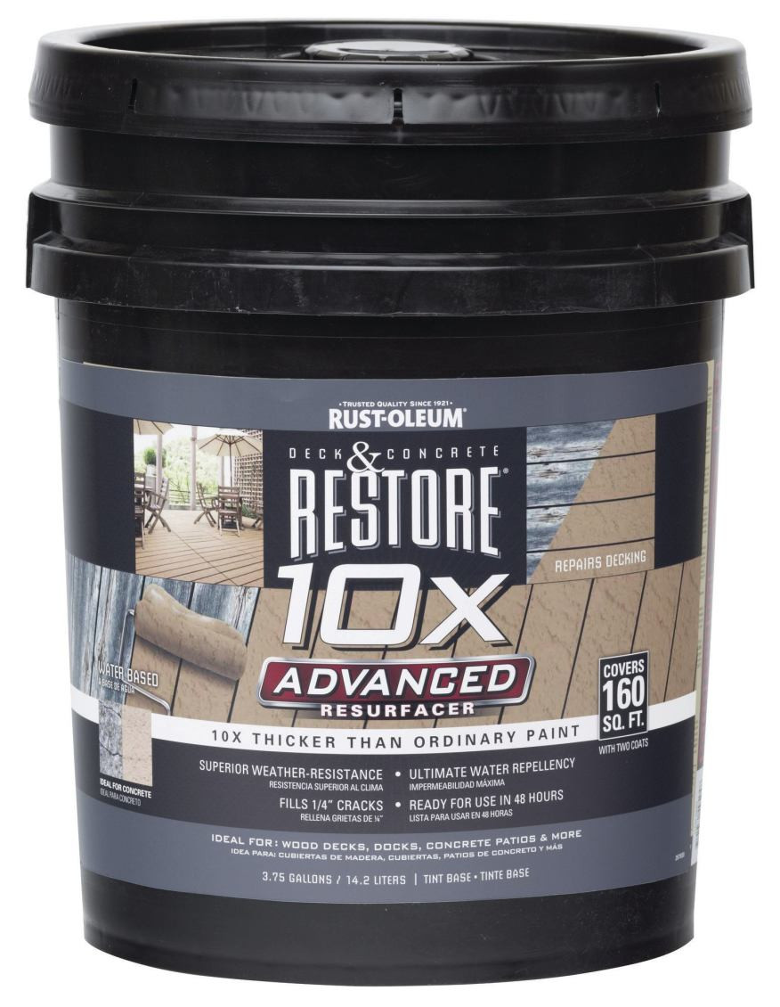 10X Deck Paint
 Rust Oleum Restore 10X Advanced Resurfacer