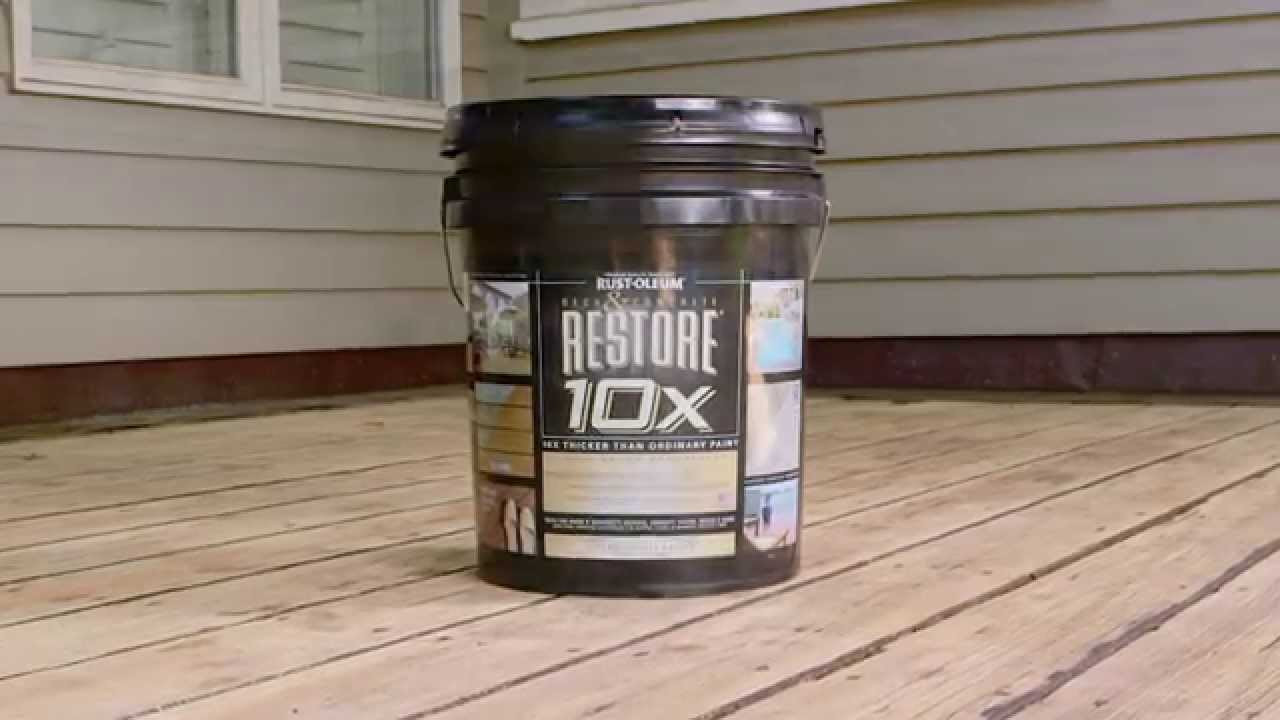 10X Deck Paint
 How To Prep Your Deck for Rust Oleum Restore