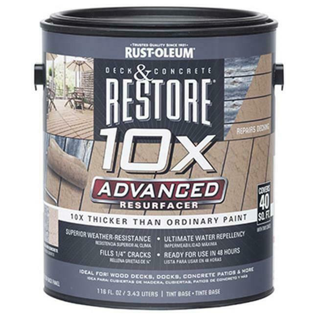 10X Deck Paint
 Rust Oleum 10X Advanced Tint Base Deck & Concrete