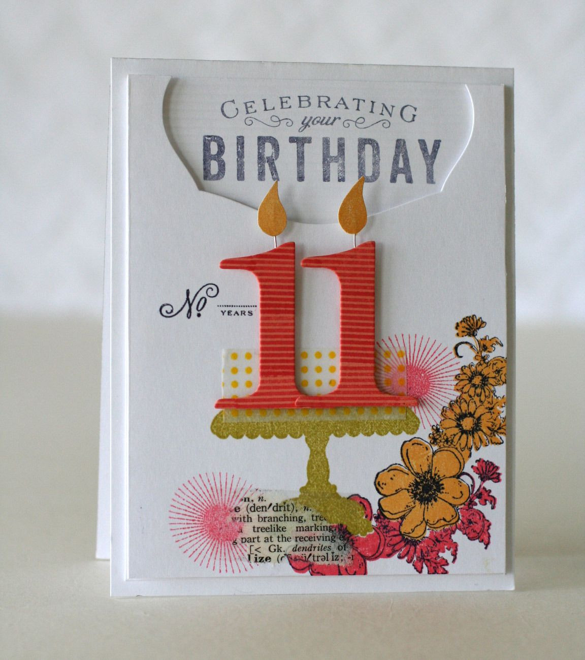 11 Year Old Birthday Gift Ideas
 Handmade Card For Your Love 11 Year Old Girl Birthday