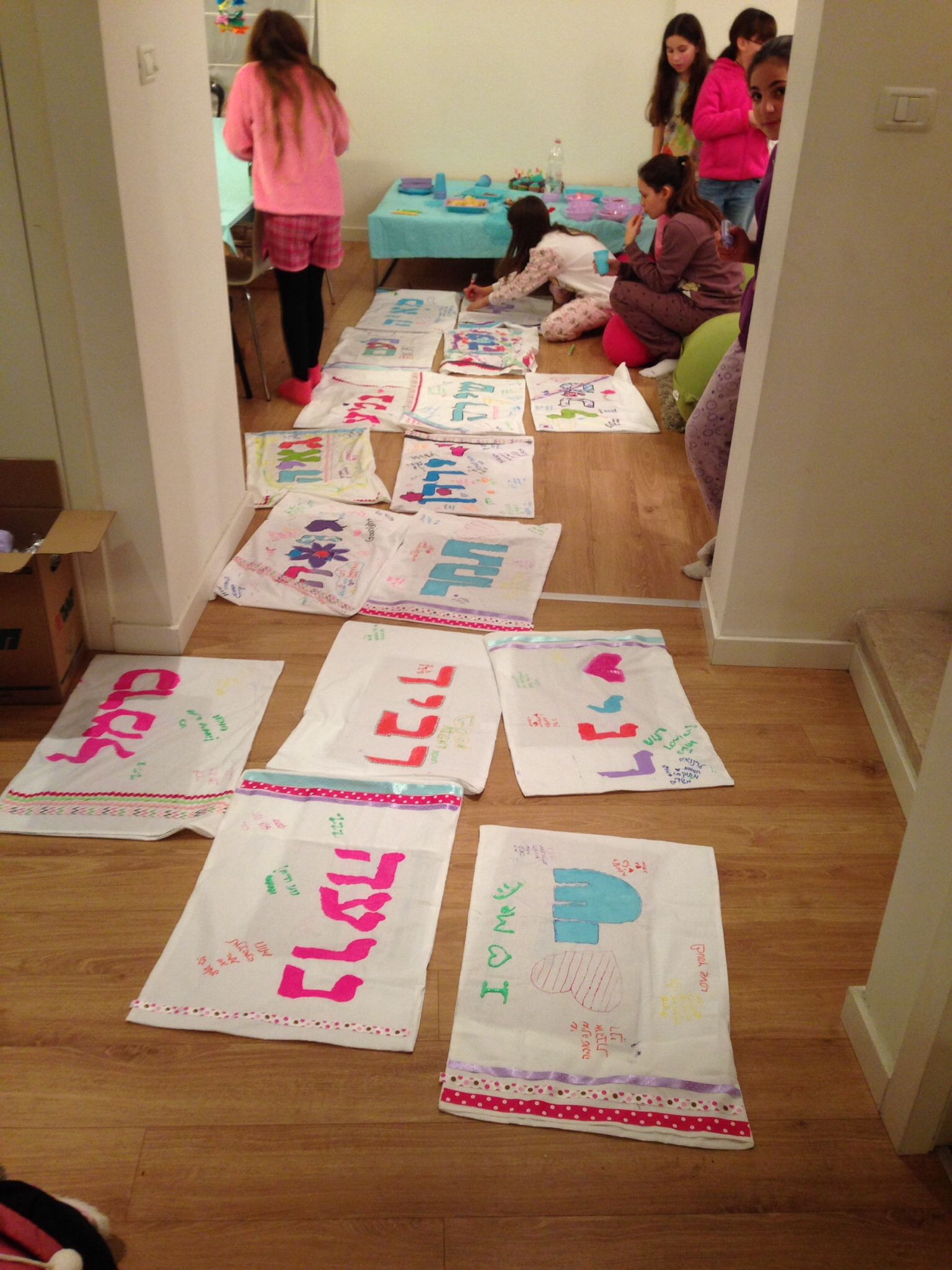 11 Yr Old Birthday Party Ideas
Pillowcase crafts at 11 year old s pyjama party