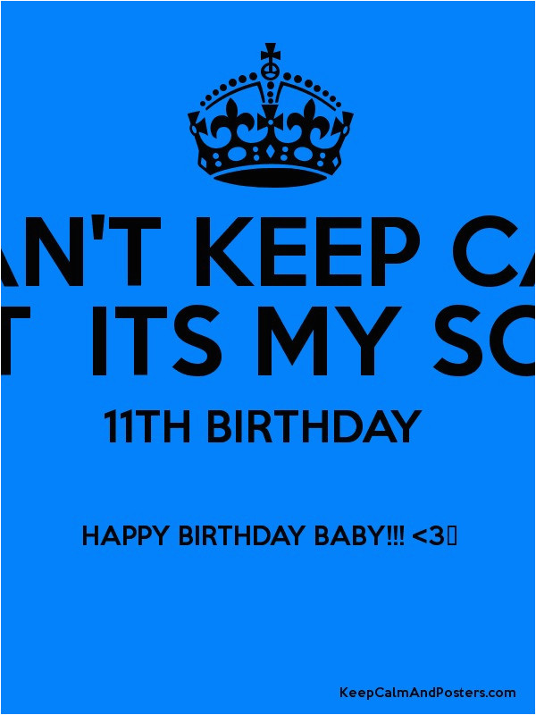 11th Birthday Quotes
 Happy 11th Birthday son Quotes