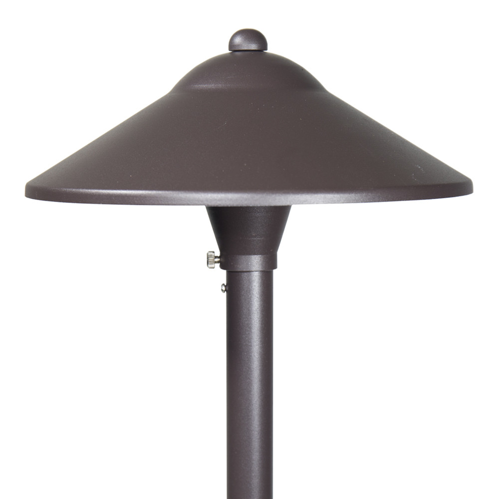 12 Volt Landscape Lighting
 Max Spread Path & Area Light Aluminum Bronze Finish