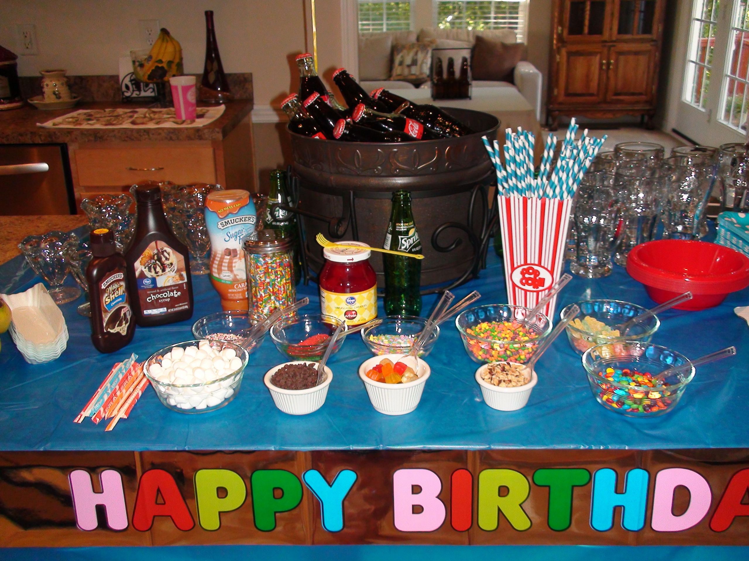 12 Years Birthday Party Ideas
 12 year old party root beer floats banana splits ice