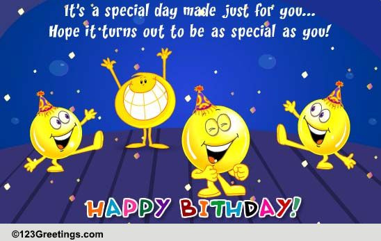 123 Free Birthday Cards
 A Special Birthday Free Happy Birthday eCards Greeting