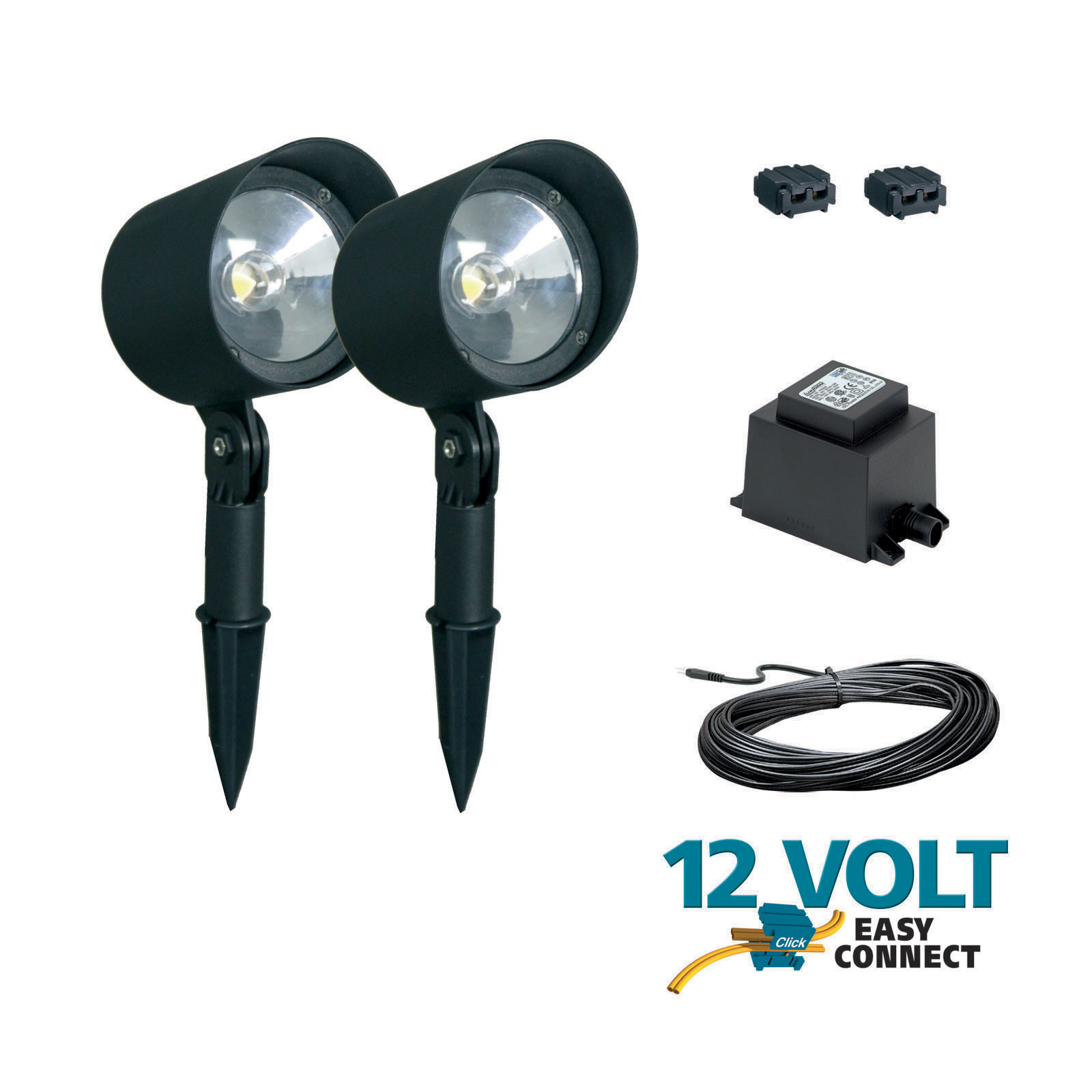 12V Landscape Lights
 12V Electric Low Voltage Garden Spot Lights Set of 2