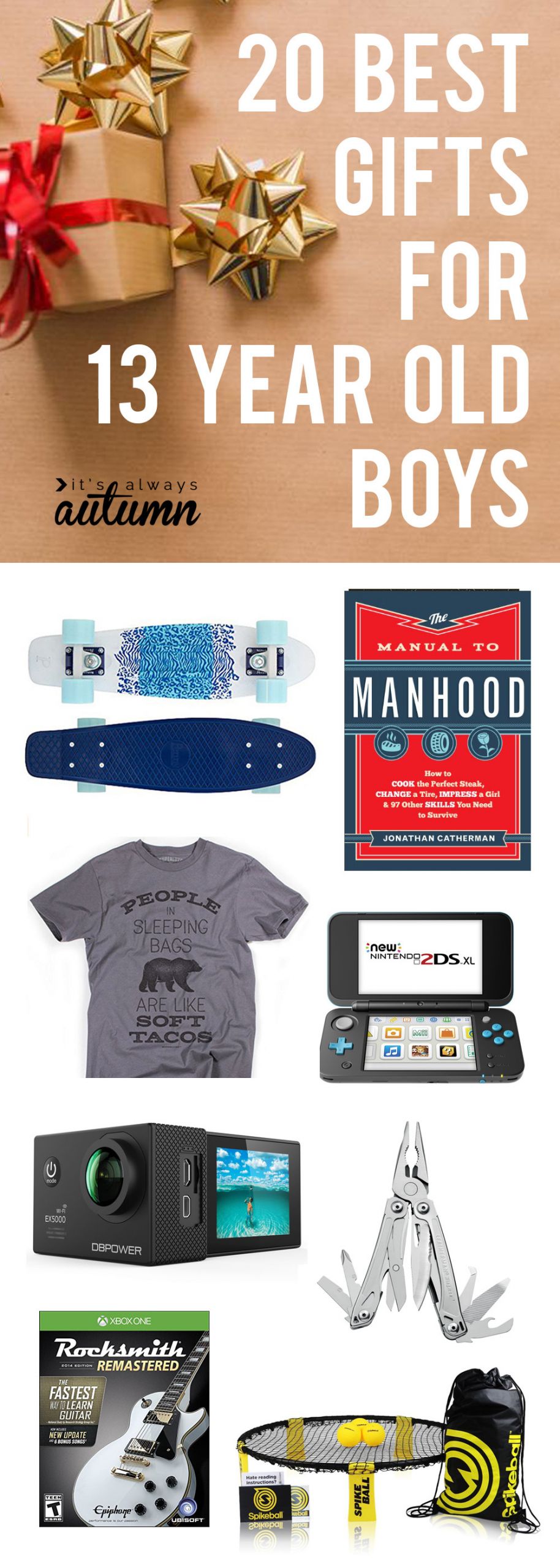 13 Year Old Boy Birthday Gift Ideas
 best Christmas ts for 13 year old boys It s Always Autumn