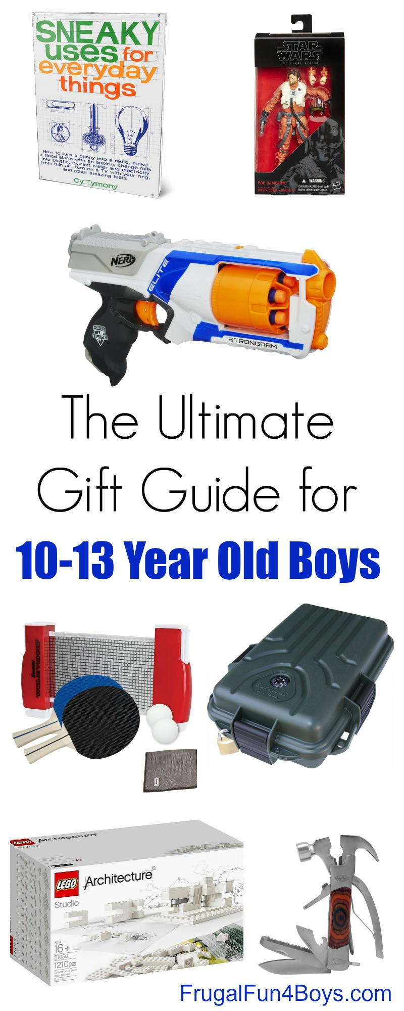 13 Year Old Boy Birthday Gift Ideas
 Gift Ideas for 10 to 13 Year Old Boys Frugal Fun For