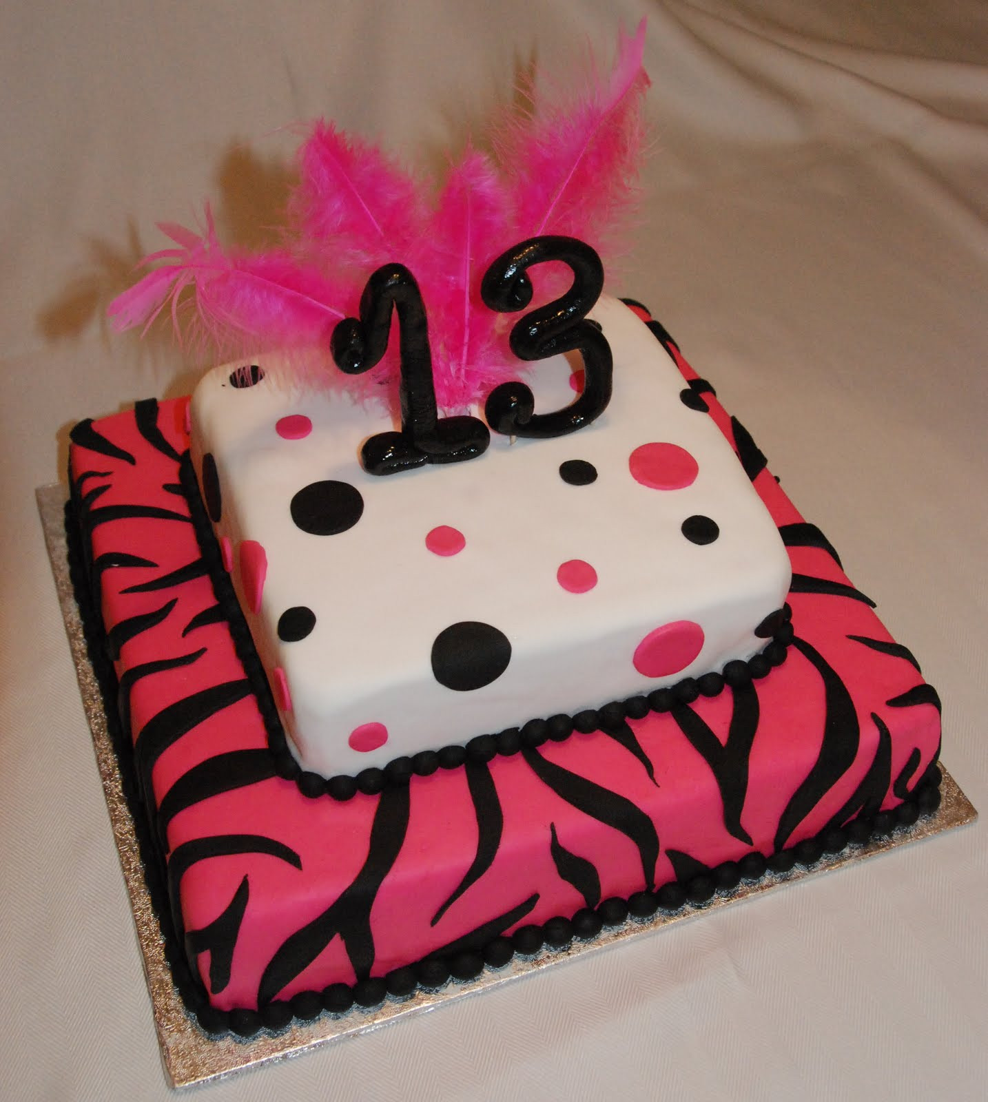 13th Birthday Cake
 Cake Creations by Trish 13th Birthday Cake