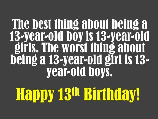 13th Birthday Quotes
 13th Birthday Wishes What to Write in a Card