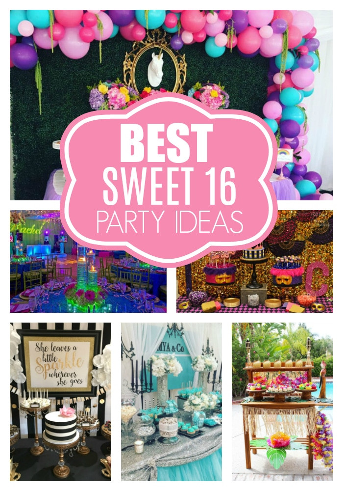 16 Birthday Decorations
 Best Sweet 16 Party Ideas and Themes Pretty My Party