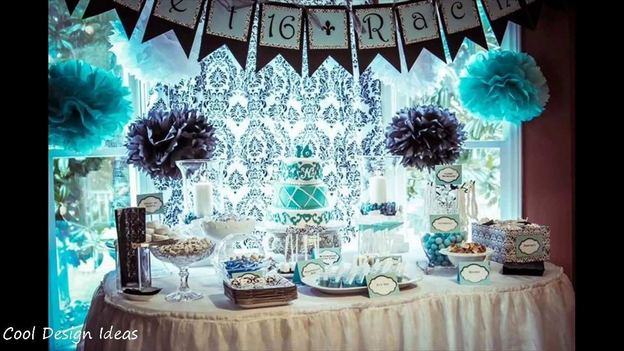 16 Birthday Decorations
 DIY Sweet 16 Party Decorations Ideas