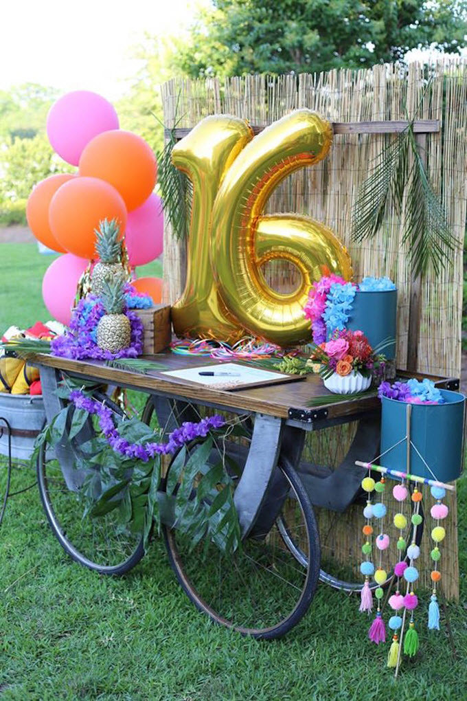 16 Birthday Decorations
 Fun Sweet 16 Birthday Party Ideas and Themes – Tip Junkie