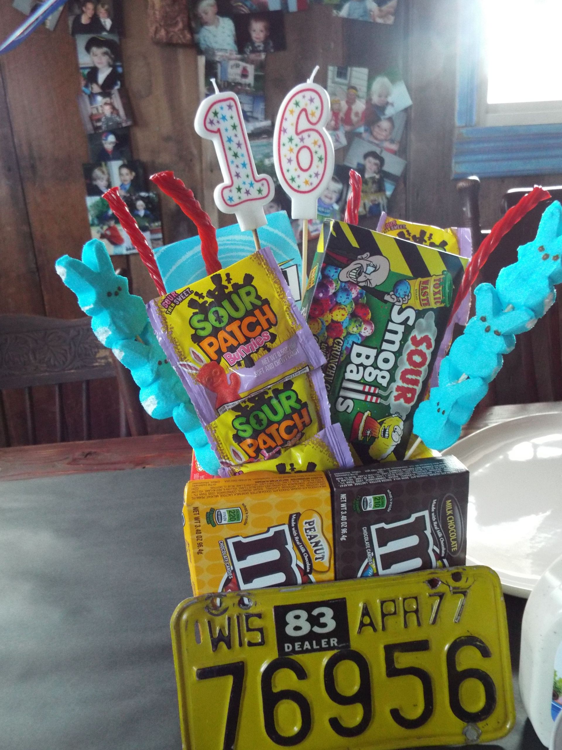 16 Birthday Party Ideas For Guys
 Boys Birthday party ideas Table centerpiece for "Unsweet