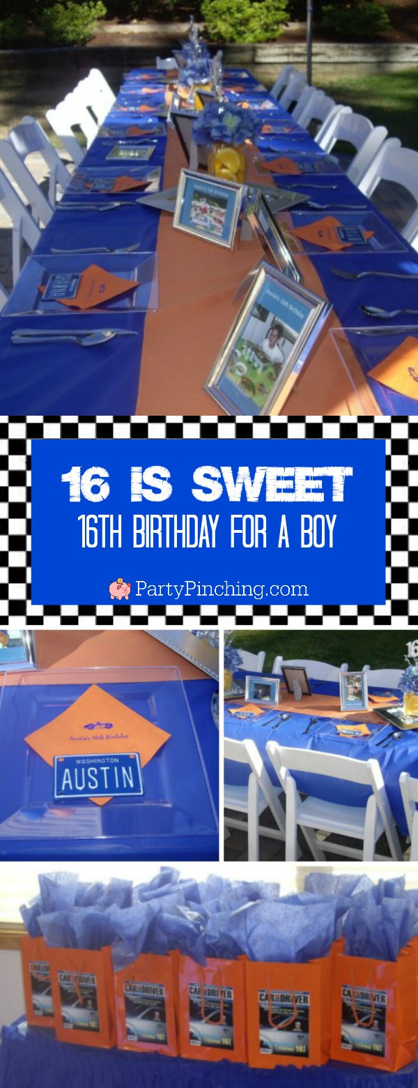 16 Birthday Party Ideas For Guys
 Sweet 16 party ideas for boys driver s license theme best