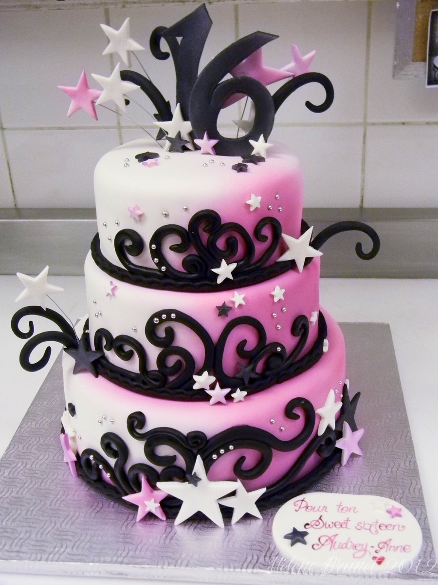 16th Birthday Cake
 Sweet Sixteen Birthday Cake CakeCentral