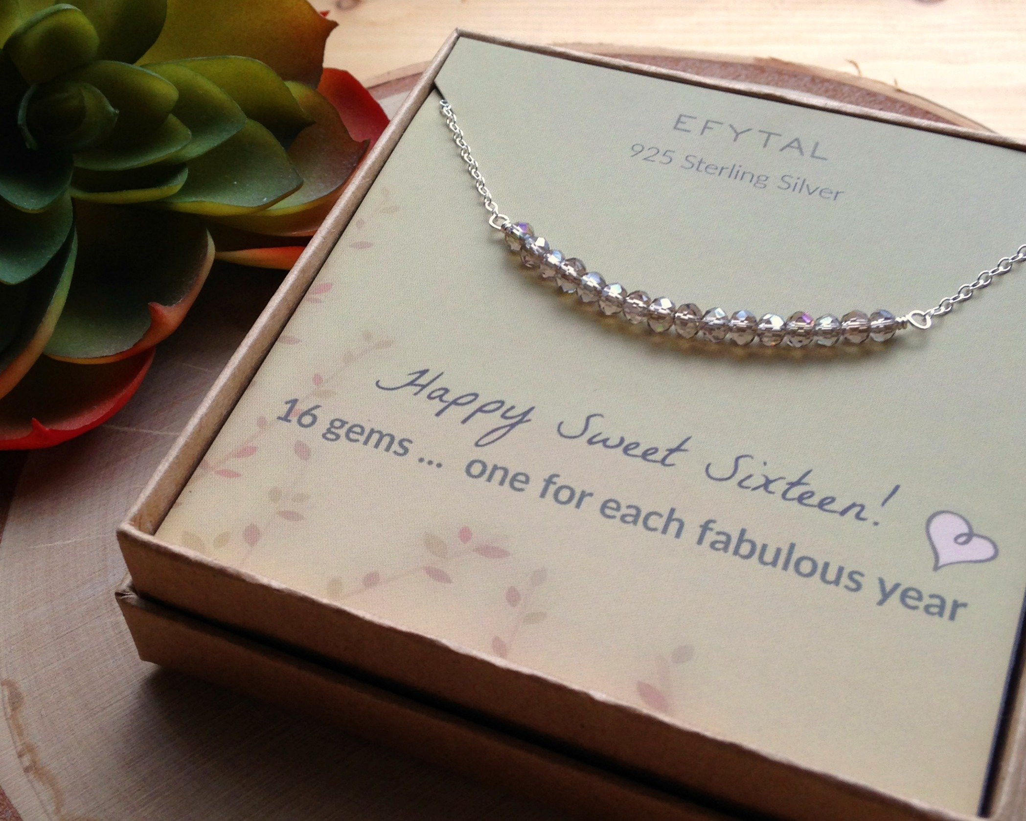 16th Birthday Gifts For Her
 16th Birthday Gifts for Girls Sterling Silver Sweet 16