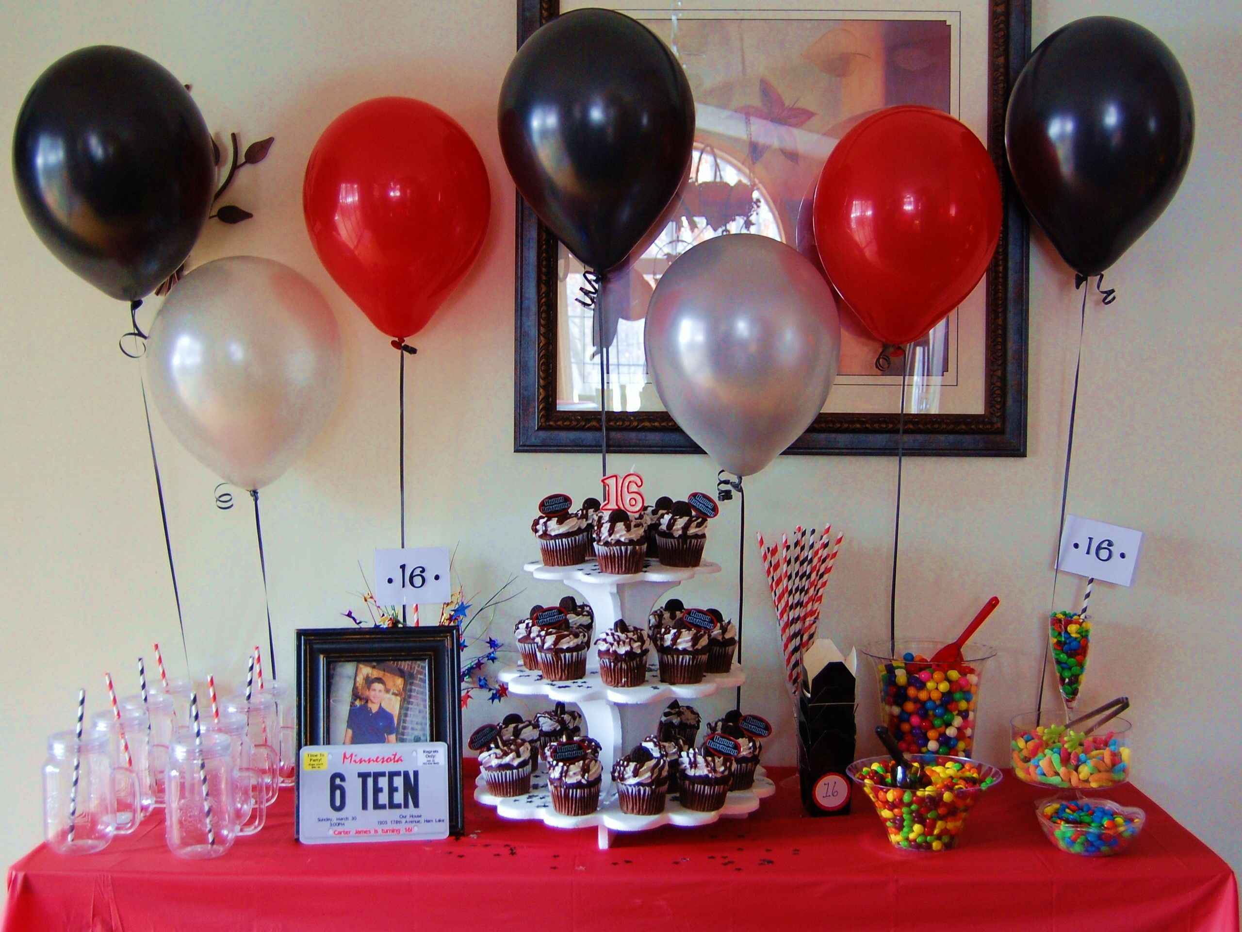 16Th Birthday Party Ideas For Boys
 SIXTEENTH BIRTHDAY for a GUY Sweet sixteen party ideas