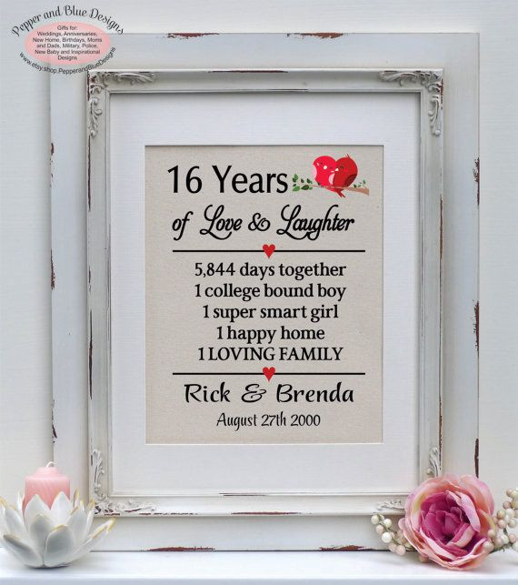 16Th Wedding Anniversary Quotes
 16th wedding anniversary ts 16 years married 16 years