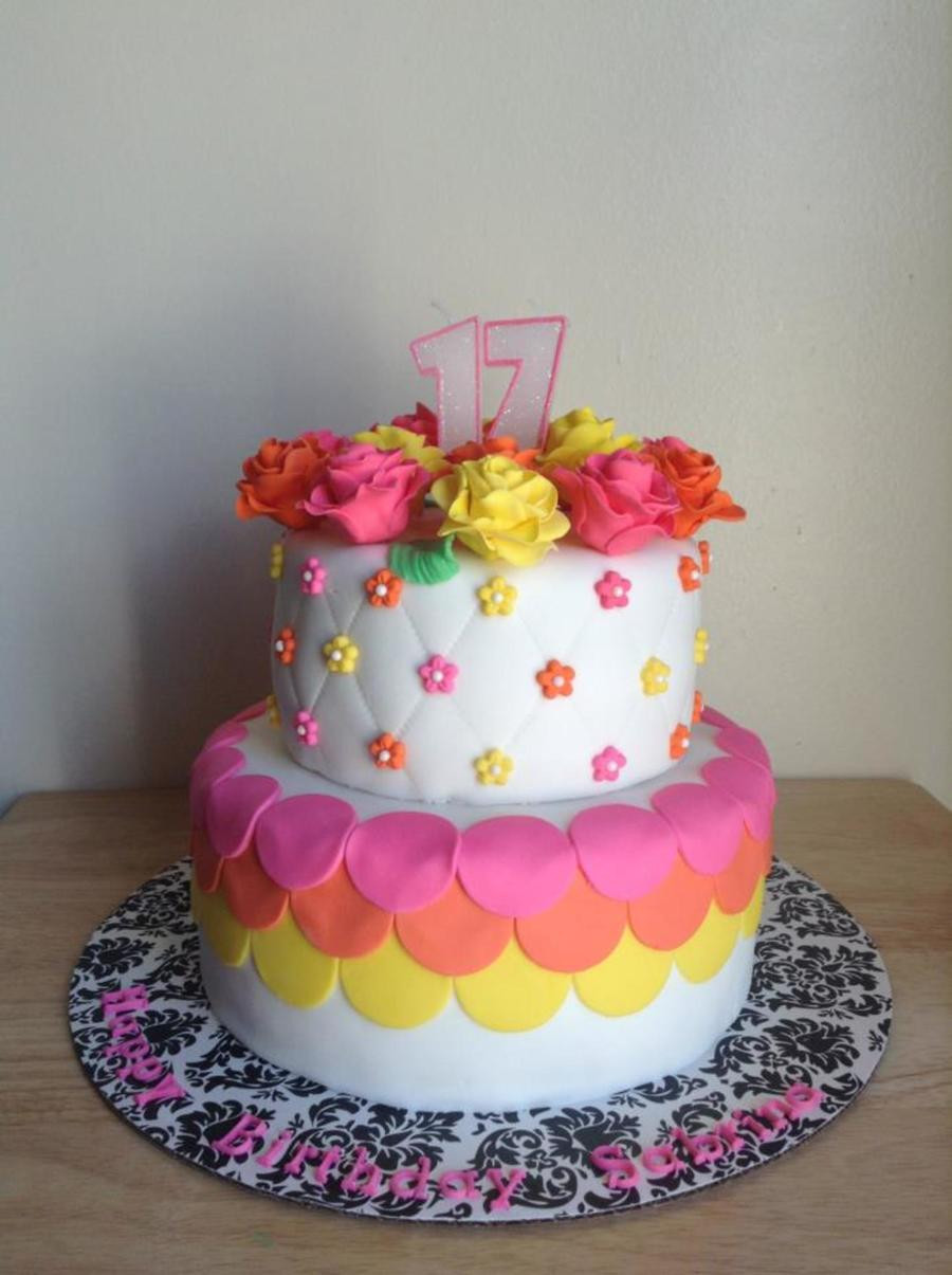 17 Birthday Cake
 My 17Th Birthday Cake CakeCentral