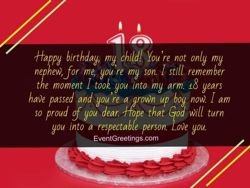 18 Birthday Wishes
 60 Best 18th Birthday Quotes And Wishes For Dearest e