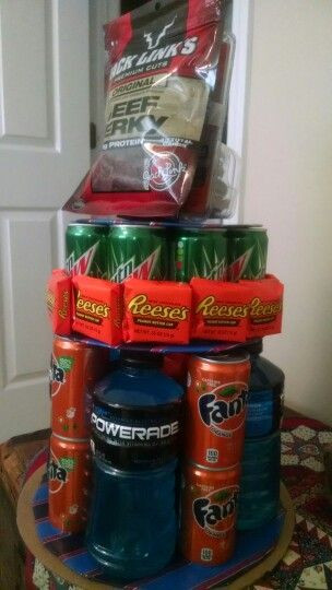 18 Year Old Boy Birthday Gift Ideas
 Personalized Tower of Treats for 18 year old boy man