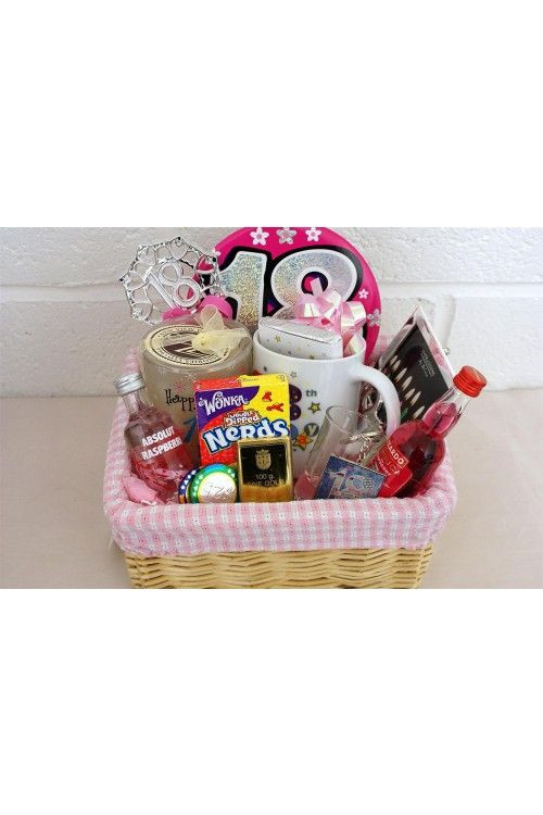 18Th Birthday Gift Ideas For Girl
 Personalised 18th Birthday Girls Alcohol Gift Basket