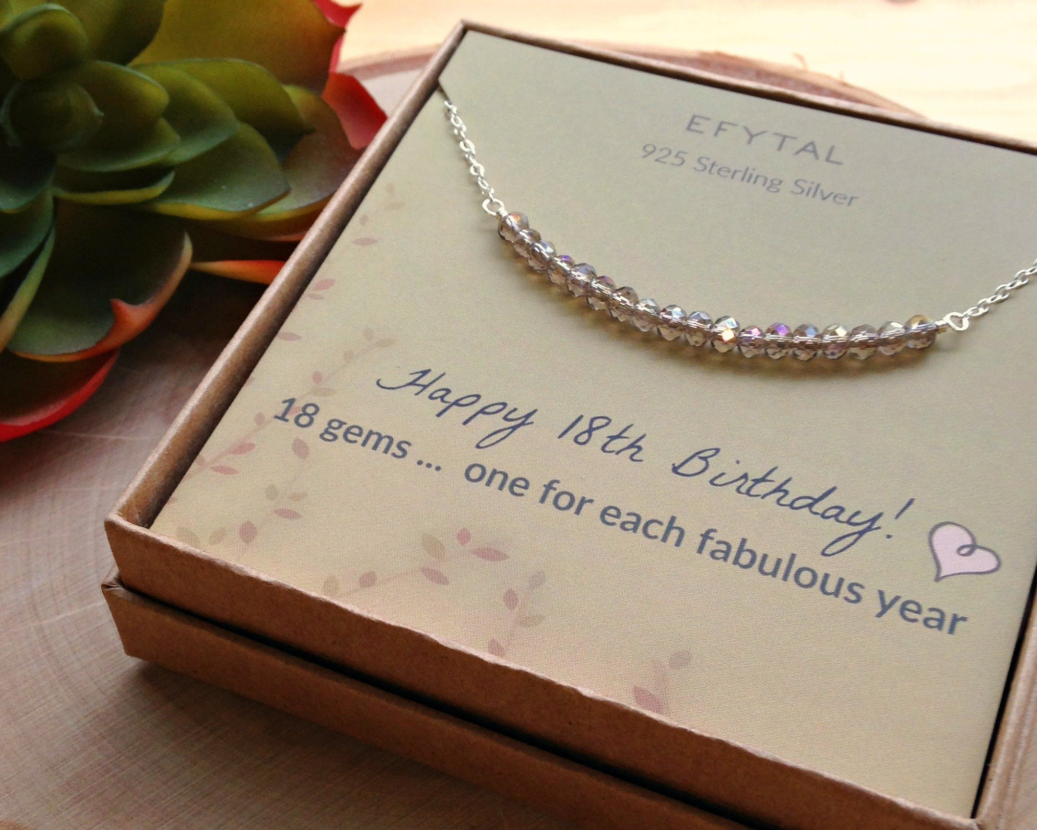 18Th Birthday Gift Ideas For Girl
 18th Birthday Gifts for Girls Sterling Silver Necklace
