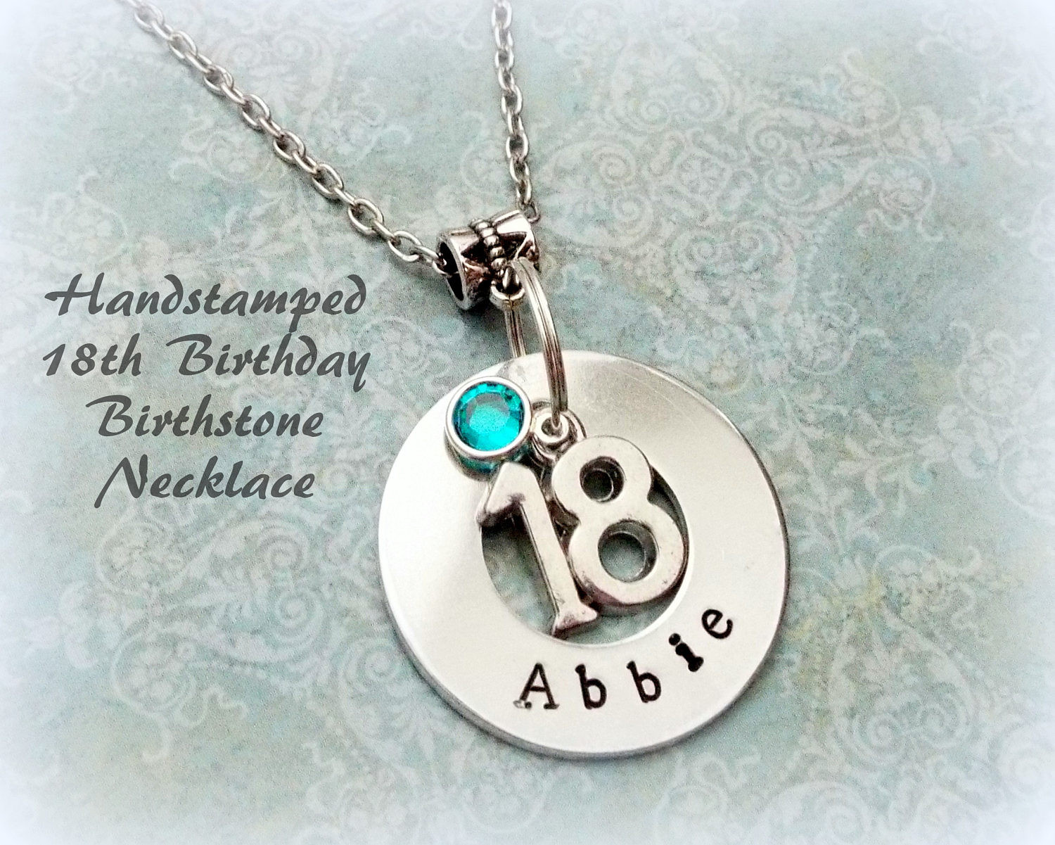 18Th Birthday Gift Ideas For Girl
 18th Birthday Gift Personalized Handstamped Girl