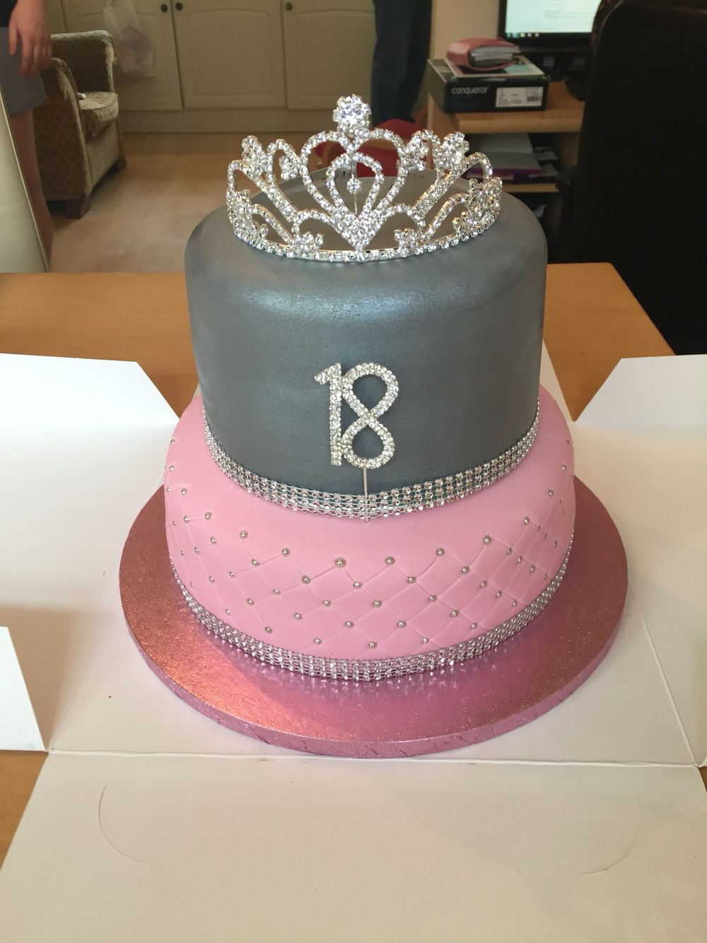 18Th Birthday Party Ideas For Daughter
 Girls 18th birthday cake …