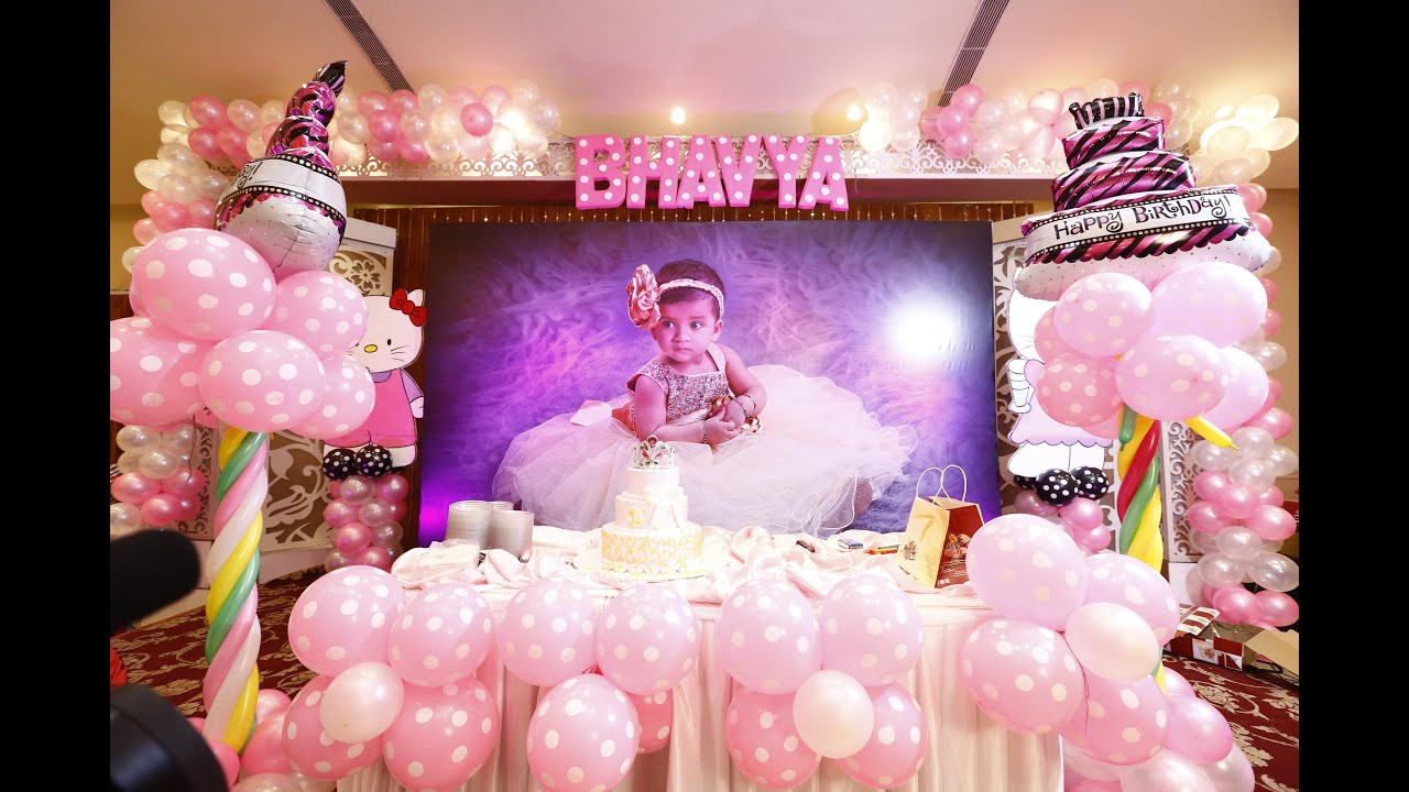 1st Birthday Decoration
 Bhavya s 1st Birthday teaser