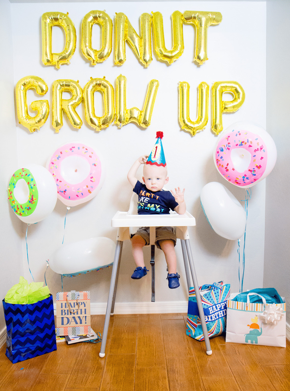 1St Birthday Gift Ideas For Boys
 Donut Grow Up 1st Birthday Party Friday We re in Love