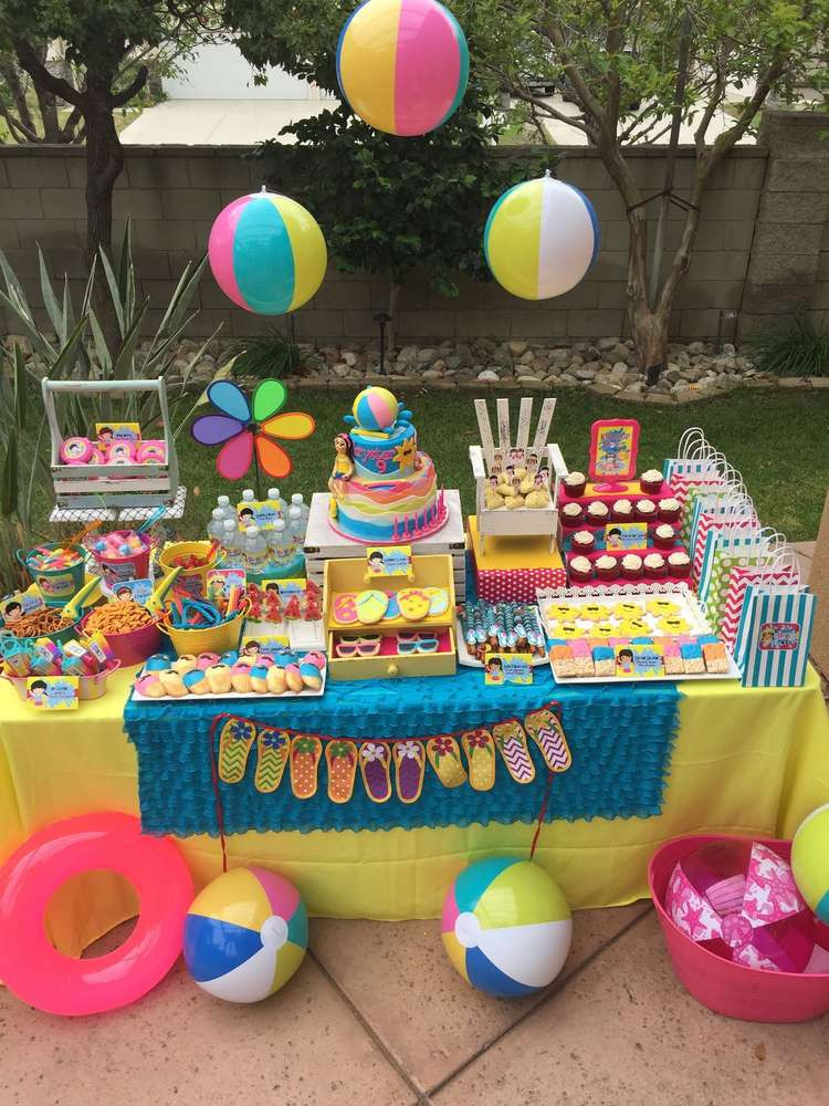 1St Birthday Pool Party Ideas
 Swimming Pool Summer Party Summer Party Ideas