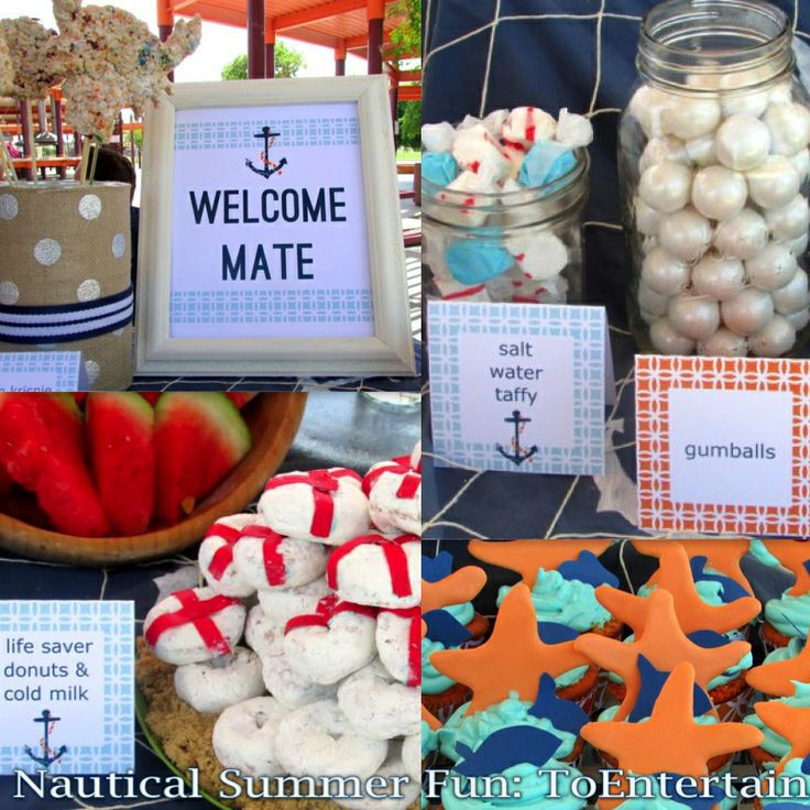 1St Birthday Summer Party Ideas
 1st Birthday Party Nautical Summer Fun for Clark