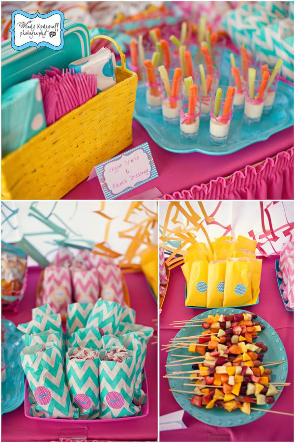 1St Birthday Summer Party Ideas
 Kara s Party Ideas Chevron Print Summer 1st Birthday Party