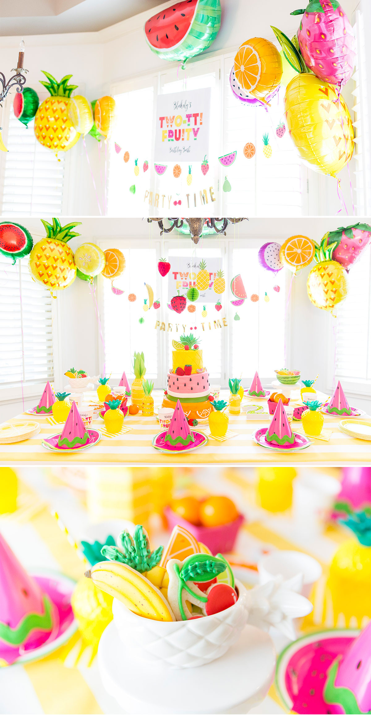 2 Birthday Party Ideas
 Two tti Fruity Birthday Party Blakely Turns 2