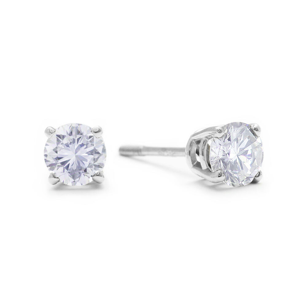 2 Karat Diamond Earrings
 Visibly Imperfect 1 2 Carat Diamond Stud Earrings 14K