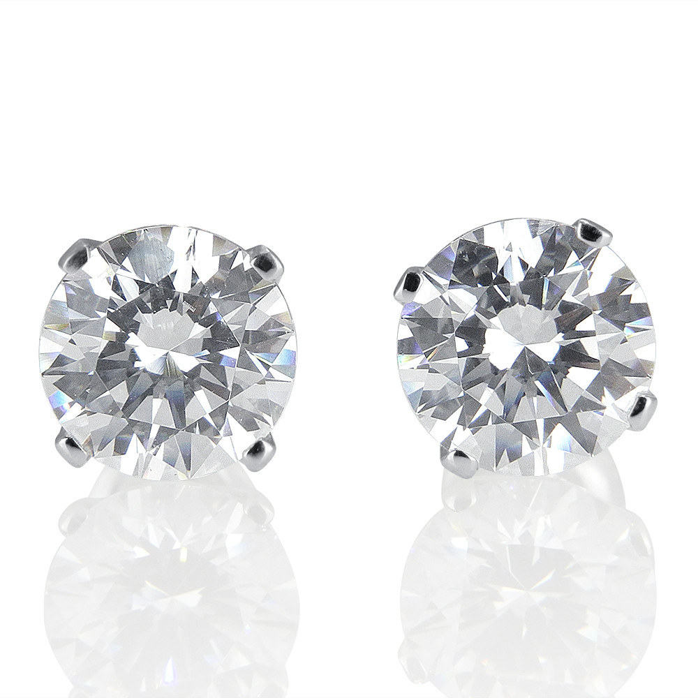 2 Karat Diamond Earrings
 1 1 2 CT Natural Real Round Diamond Stud Earrings D VS2