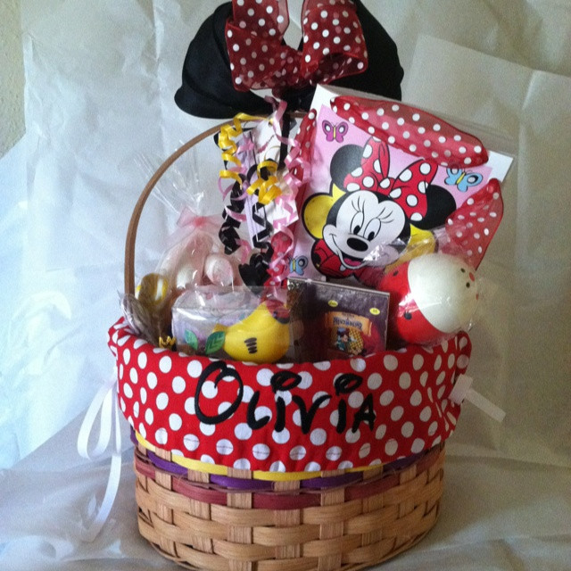 2 Yr Old Girl Birthday Gift Ideas
 Custom birthday basket for a 2 year old girl Minnie mouse